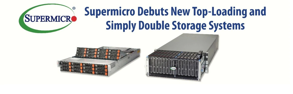 Supermicro представляет новые системы хранения с верхней загрузкой