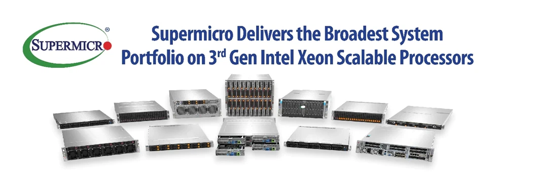 Supermicro предлагает широчайший портфель оптимизированных для приложений систем