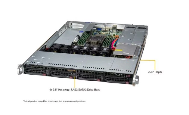 Эффективный 1U WIO SuperServer от Supermicro: SYS-511E-WR