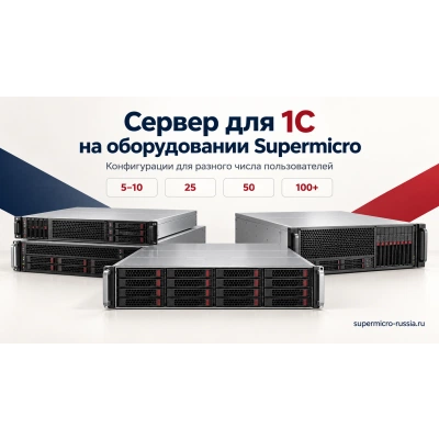 Сервер для 1С на оборудовании Supermicro Сервер для 1С на оборудовании Supermicro