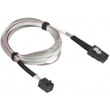 Кабель Supermicro CBL-SAST-0507-02 MiniSAS HD (SFF-8643) - SFF8087, 0.8 м, серый