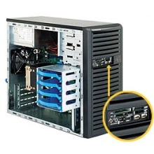 Корпус mATX Supermicro CSE-731D-300B