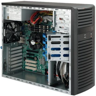 Корпус серверный Supermicro CSE-732D2-500B Mid Tower Корпус серверный Supermicro CSE-732D2-500B Mid Tower