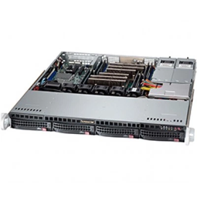 Supermicro CSE-813MFTQ-R400CB корпус серверный 1U