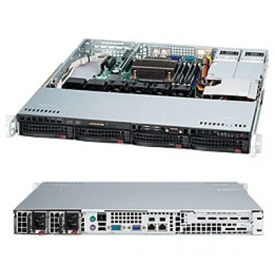 Supermicro CSE-813MTQ-R400CB корпус серверный 1U Supermicro CSE-813MTQ-R400CB корпус серверный 1U