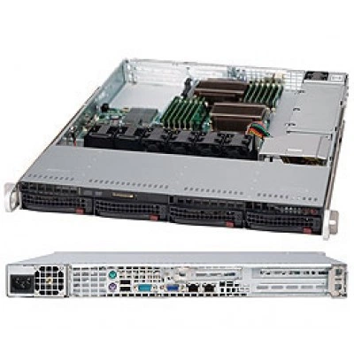 Supermicro CSE-815TQ-600WB серверный корпус 1U Supermicro CSE-815TQ-600WB серверный корпус 1U