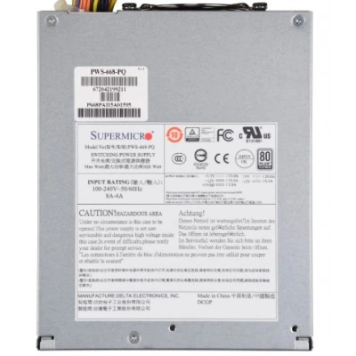 Блок питания Supermicro PWS-668-PQ Блок питания Supermicro PWS-668-PQ