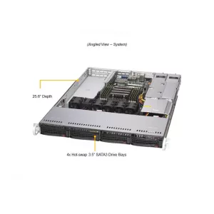 Сервер Supermicro AS-1014S-WTRT (СУПЕРМИКРО) Сервер Supermicro AS-1014S-WTRT (СУПЕРМИКРО)