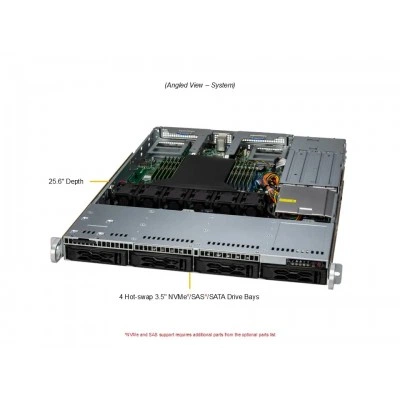 Сервер Supermicro AS-1015CS-TNR Сервер Supermicro AS-1015CS-TNR