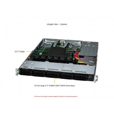 Сервер Supermicro AS-1115CS-TNR Сервер Supermicro AS-1115CS-TNR
