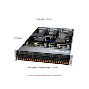 Сервер Supermicro AS-2125HS-TNR (СУПЕРМИКРО) Сервер Supermicro AS-2125HS-TNR (СУПЕРМИКРО)