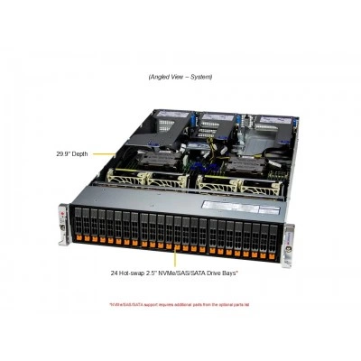 Сервер Supermicro AS-2125HS-TNR Сервер Supermicro AS-2125HS-TNR