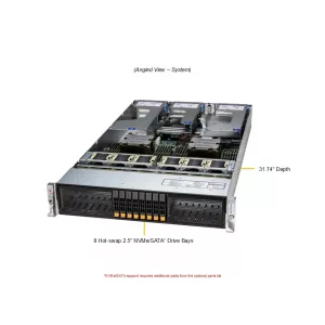 Сервер Supermicro AS-2126HS-TN (СУПЕРМИКРО) Сервер Supermicro AS-2126HS-TN (СУПЕРМИКРО)
