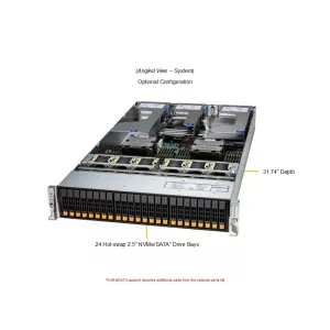 Сервер Supermicro AS-2126HS-TN (СУПЕРМИКРО) Сервер Supermicro AS-2126HS-TN (СУПЕРМИКРО)