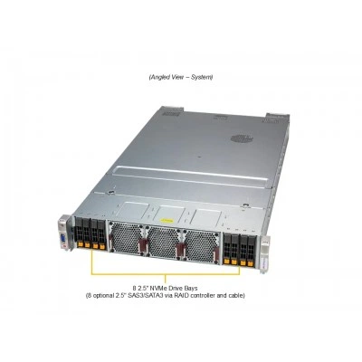 GPU сервер Supermicro AS-2145GH-TNMR-LCC GPU сервер Supermicro AS-2145GH-TNMR-LCC