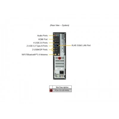 Рабочая станция SUPERMICRO AS -C521D-31101U Рабочая станция SUPERMICRO AS -C521D-31101U