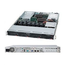 SuperMicro SYS-6016T-NTF сервер Rack 1U, RAID 0/1/5/10, 520 Вт