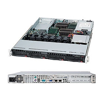 SuperMicro SYS-6016T-UF сервер Rack 1U SuperMicro SYS-6016T-UF сервер Rack 1U
