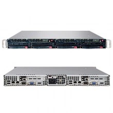 SuperMicro SYS-6016TT-TF сервер Rack 1U, RAID 0/1, 1200 Вт