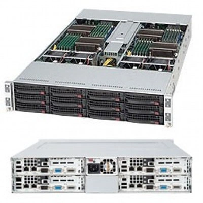SuperMicro SYS-6026TT-TF сервер Rack 2U 1400 Вт