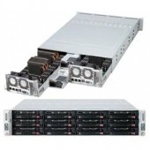 Сервер SuperMicro SYS-6027TR-DTRF+ 2U, SATA, Black