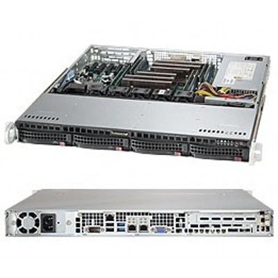 SuperMicro SYS-6018R-MT серверная платформа Rack 1U SuperMicro SYS-6018R-MT серверная платформа Rack 1U