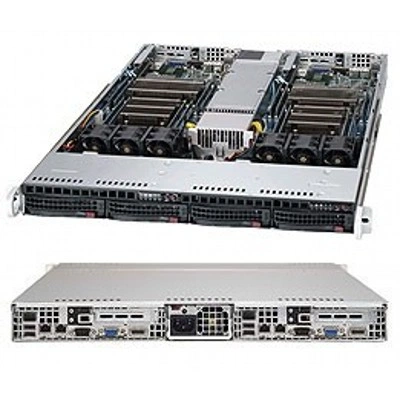 SuperMicro SYS-6017TR-TQF сервер Rack 1U SuperMicro SYS-6017TR-TQF сервер Rack 1U