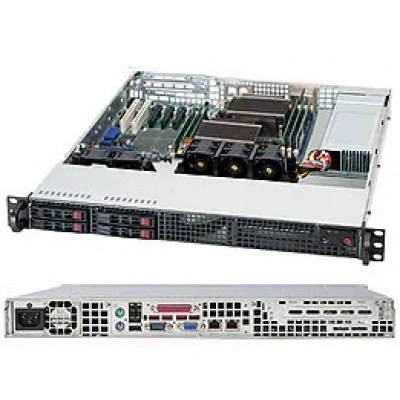 Серверный корпус 1U Supermicro SC111TQ-600CB Серверный корпус 1U Supermicro SC111TQ-600CB