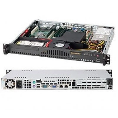 Корпус Mini-1U Supermicro CSE-512-203B Корпус Mini-1U Supermicro CSE-512-203B