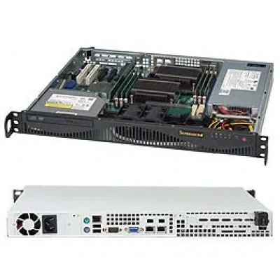 Мини-1U серверный корпус Supermicro CSE-512F-350B1