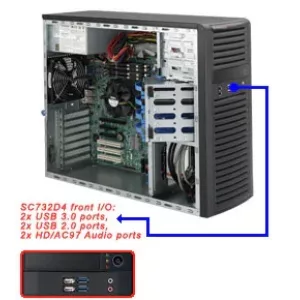 Корпус для сервера Supermicro SC732D4-903B CSE-732D4-903B (СУПЕРМИКРО) Корпус для сервера Supermicro SC732D4-903B CSE-732D4-903B (СУПЕРМИКРО)