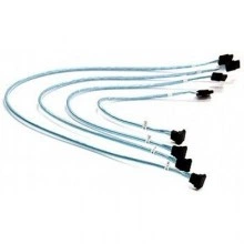 Кабель SuperMicro CBL-0186L SATA, комплект 4 шт., круглые, 26 AWG