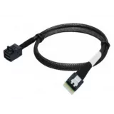 Кабель SUPERMICRO CBL-SAST-1265F-100 SlimSAS - MiniSAS HD, 0.64 м, черный