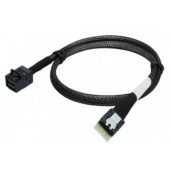 Кабель SUPERMICRO CBL-SAST-1265F-100 SlimSAS - MiniSAS HD, 0.64 м, черный