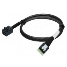 Кабель SUPERMICRO CBL-SAST-1265F-100 SlimSAS - MiniSAS HD, 0.64 м, черный