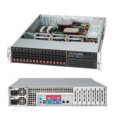 Корпус SuperMicro CSE-213A-R720LPB 2U, 16 x 2.5
