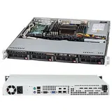 Корпус Supermicro CSE-813MTQ-441CB, 1U, 440 Вт, 4 отсека 3.5