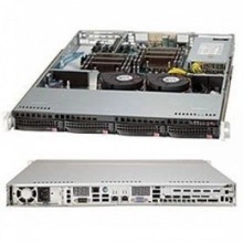 Корпус Supermicro CSE-813T-441CB, 1U, 440 Вт, 4 отсека 3.5"