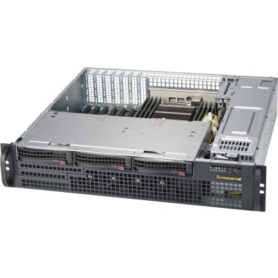 SuperMicro CSE-825MBTQC-R802LPB - серверный корпус 2U SuperMicro CSE-825MBTQC-R802LPB - серверный корпус 2U