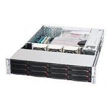 Корпус серверный SuperMicro CSE-826E16-R500LPB 2U, Black, с 1 Expander и резервным БП 500 Вт