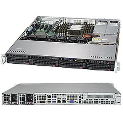 SuperMicro SC813MFTQC-R407CB — серверный корпус 1U SuperMicro SC813MFTQC-R407CB — серверный корпус 1U
