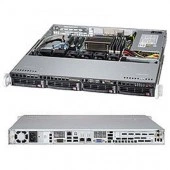 Корпус SuperMicro SC813MTQ-350CB, 1U, 4 x 3.5" SAS/SATA