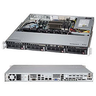 SuperMicro SC813MTQ-350CB корпус серверный 1U SuperMicro SC813MTQ-350CB корпус серверный 1U
