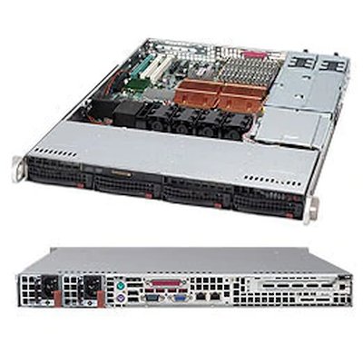 Supermicro CSE-815TQ-R706WB корпус серверный 1U