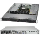 Корпус SuperMicro SC815TQC-R504WB 1U, WIO, 4 x 3.5