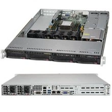 Корпус SuperMicro SC815TQC-R504WB 1U, WIO, 4 x 3.5" hot swap bays