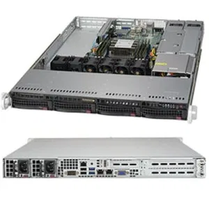 Корпус SuperMicro SC815TQC-R504WB 1U WIO, 4 x 3.5 Корпус SuperMicro SC815TQC-R504WB 1U WIO, 4 x 3.5