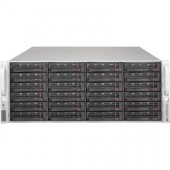 Корпус Supermicro SC846BE1C-R1K03JBOD 4U, JBOD, 24 отсека 3.5", 1000 Вт