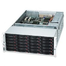 Корпус SuperMicro SC847E16-R1K28LPB 4U, 1280 Вт, Low Profile, Black