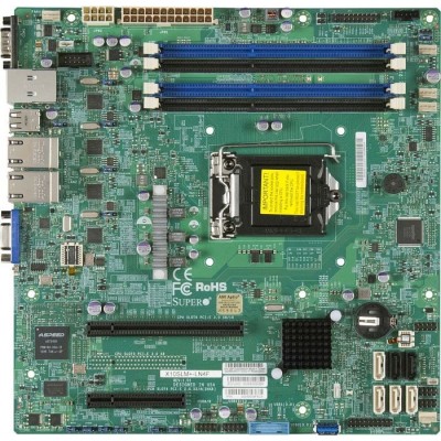 Материнская плата SuperMicro MBD-X10SLM+-LN4F-O Материнская плата SuperMicro MBD-X10SLM+-LN4F-O
